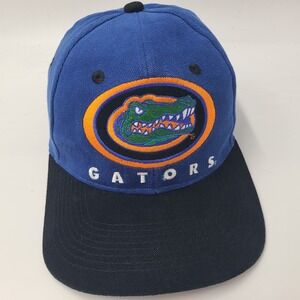 Vintage Florida Gators Hat Snapback Drew Pearson Blue Black NCAA University Men
